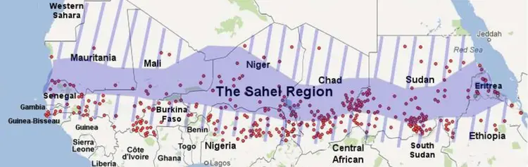 sahel map