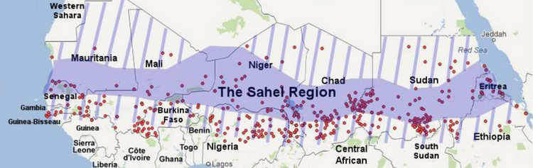 sahel map sahel map